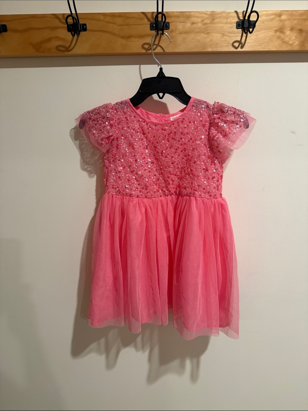 Cat & Jack Pink Sequin Tulle Dress for Girls